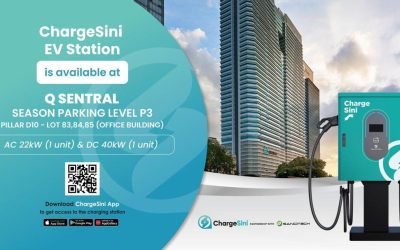 Charge Sini EV Station is availabe at Q Sentral
